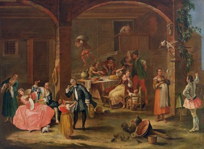 在乡下午餐 作者 Pietro Longhi